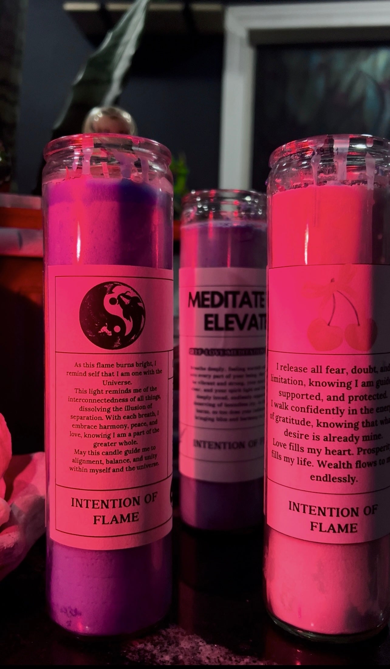 Personalized Meditation Candle