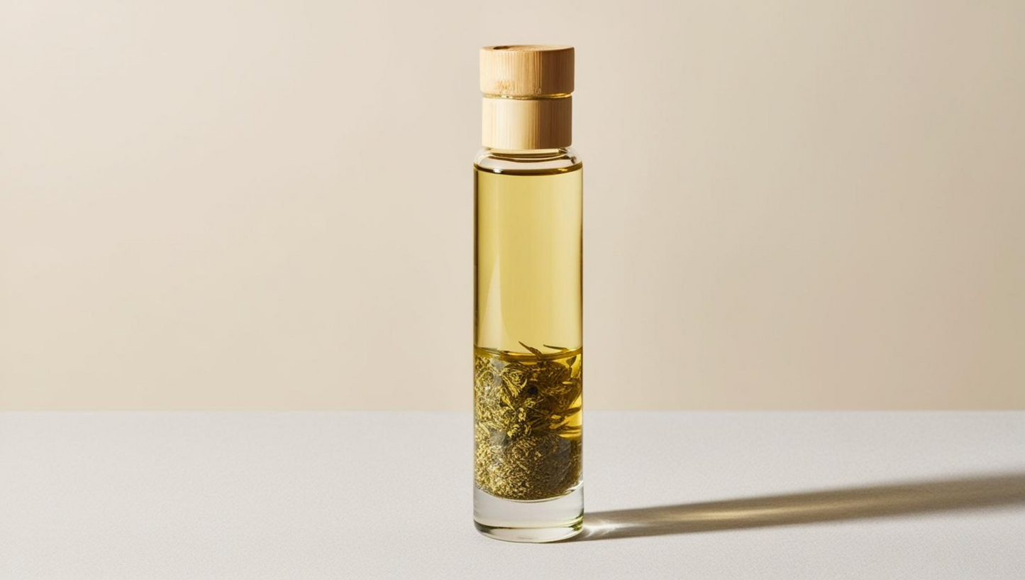 Large Bamboo Glass Meditation Oil